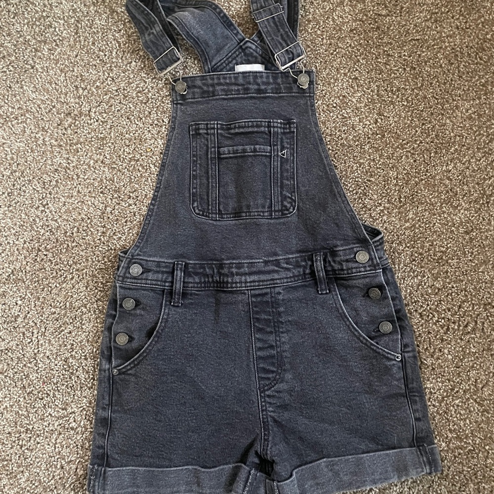 Hidden Women's Denim Overall Shorts
